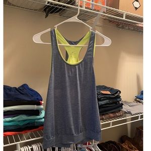Nike tank top with built in sports Bra